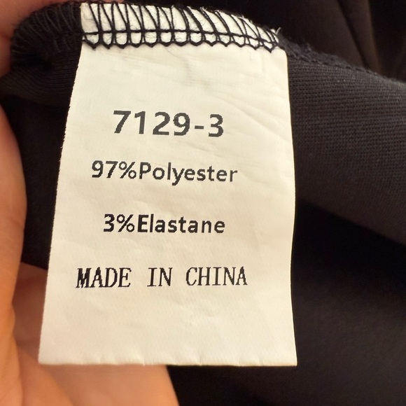 Pretty Garden Black One Shoulder Cocktail Dress Size Large – Cut Out & Tulip Hem - Picture 3 of 6